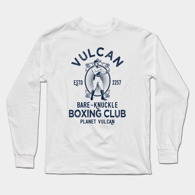 Star Trek Vulcan Bare-knuckle boxing Long Sleeve T-Shirt by ROBZILLA